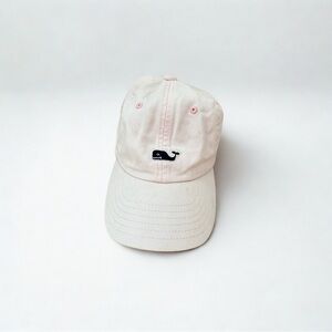 Vineyard Vines girl’s Light Pink baseball cap with Whale Logo